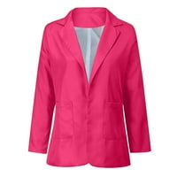 Vivianyo HD za kapute jakne na prodaju i čišćenje Žene Blazers Vjetrootporni kaput Kaputi kaputi Jesenski proljetni kaput bluza bljeskalica bljeskalica Picks vruće ružičaste