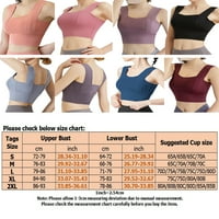 LUMENTO DAME SOFTE GYM YOGA BRAS SLIM SPORTSKI BRA POREST BRASE CAULTE LAKOVI ŠIROK SREĆE