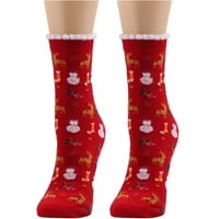 Labakihah božićne čarape Božićne čarape vunene čarape Božićne čarape Ženske čarape Tube Socks c