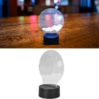 SH 3D noćno svjetlo, akrilni ekološki 3D tablički svijetli živni mjesec za ured za rođendanski poklon XQ-3D5-180