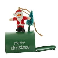 BIRCH božićni privjesak Kreativno kovano željezo Mailbo viseći ukras svečano božićno stablo Privjesak