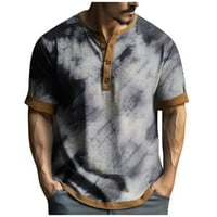 Structen muške grafičke kratkih rukava i izvezena modna majica i ljetna kratka rukava tiskana muška majica
