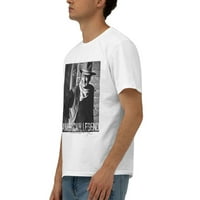 Muškarci John Wayne Hollywood Icon Gluc Američka legenda Službena košulja Ljetni posad vrat Ležerne prilike kratkih rukava majice Mala bijela