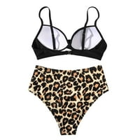 Gotyou kupaći kostim ženski proljetni i ljetni seksi print Split High Squik bikini kupaći kostim Leopard Ispis l