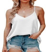 Colisha Women Loose Beach Cami Cisterne na vrhu Ljetne špagete trake Bluze Casual Strappy Camisole