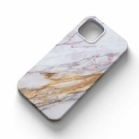 TEBLINT METALLIČNA BOJA MARBLE TUŠINAK TEKSURE ZA IPHONE PRO, tanak puni zaštitni poklopac sa bočnim