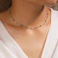 Ženske boemske ogrlice podesive i fleksibilne kubne kristalne ogrlice za žene djevojke koje nose dodatnu