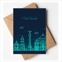 Meksiko Detaljni grad National National overmarking Greater Card kartice Pozvani ste pozivnice