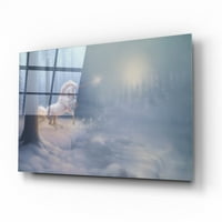 Epska umjetnost 'The Crystal Forest' Cryrk Reinert, akrilna staklena zida Art, 16 x12