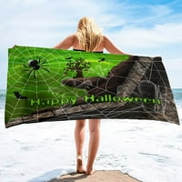 Halloween Cobweb ručnik za plažu Brzi suha ručnik za plivače ručnik za plažu visoko upijajući ručnici