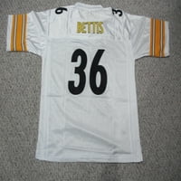 Neigned Jerome Bettis Jersey Pittsburgh Prilagođeni bijeli nogometni nogometni nogovi NOVI BRENDS