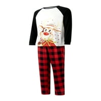 Hirigin Family Božićni PJS Podudarni setovi Božićne pidžame za obiteljske odrasle osobe Dječji pas za odmor Xmas Sleep
