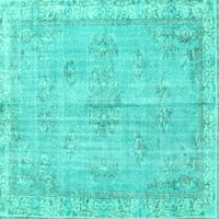 Ahgly Company Zatvoreni pravokutnik Perzijski tirkizni plavi boemski prostirke, 3 '5'