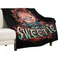 Chucky Horror Movie Super Soft Flannel Blaket Lightweight klima uređaj Deka Komforni jorgani za odrasle
