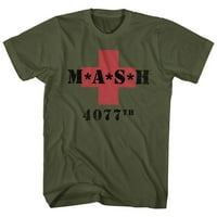 4077. m * a * s * h u majici za odrasle Crvene križ