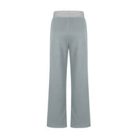 Eczipvz pantalone za žene Ženske hlače Ležerne prilike HIGH-SHAION Skinny Skingi Stretchy Radne hlače Grey, XXL