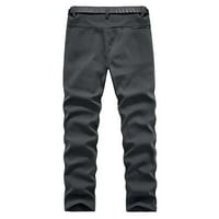 Teretne pantalone za muškarce na čišćenju čvrstog casual modnog modnog dugmeta-zip multi-džepne ravne