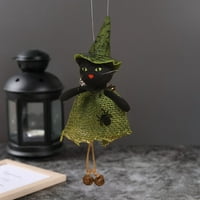 Xinwanna Halloween Ghost lutka Privjesak Igračka ekstra mekani živopisni izrazi Horror zastrašujuće viseće ukrašavanje DIY Party Ornament