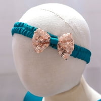 Toddler Baby Girls Ljeto Princess Haljina Moda Šareno mreža za Rhinestone Bowknot Dekorativne prsluke