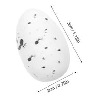 Simulacija šarene plastične uskrsne jaje svijetle plasticeggs ukrasi DIY