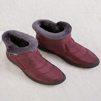 Ženske čizme za snijeg Zimske cipele s toplim plišnim obloženim čizme za gležnjače vanjske vodootporne