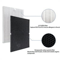 Zamjenski filter H za Wini 5500 - Pročišćivač zraka HEPA filter i aktivirani karbonski filter Combo