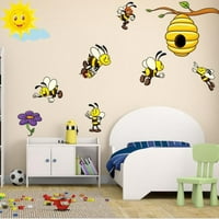 SunhillsGrace zidne naljepnice pčelinje naljepnice zidne pozadine kućni muralni samoljepljivi ukras
