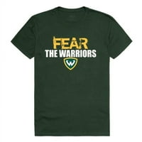 Republika 518-400-033- Wayne State University strah majica, šumska zelena i bijela - ekstra velik