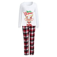 Odgovarajte pidžami za prijatelje Dječaci pidžama veličine božićnog PJ-ovog slova Ispis gornji i plairani hlače