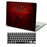 Kaishek Hard Shell Cover kompatibilan MacBook Pro 16 A + crna poklopac tastature, crvena serija 0168