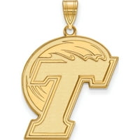 10k žuto zlato 10ky Logoart Tulane University XL Privjesak izrađen u Sjedinjenim Državama 1y003tul