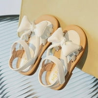 Lovskoo TODDLER Djevojke Cipele Mjeseci - Godina Slingback Sandale Ljetna beba Nova Trendi kliznu plaža Cipele Big Korean Bow Sandals White