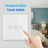 Smart prekidač Glasovni kontrola Visoka osjetljivost osjetnika osjet na dodir LED svjetlo Smart Touch