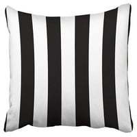 Dekors Moderne crne bijele trake uzorci jastučni jastučni jastuk