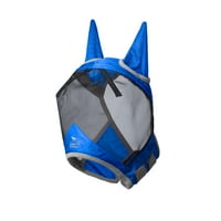 Harrison Howard Caremaster Pro Svjetlosni konjički maski Standard sa ušima UV zaštita za konja-potpis plave boje