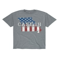 Case IH - Country Patriotski MO - Muška grafička majica kratkih rukava