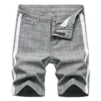 Homodles Muški Stretch Cargo kratke hlače - Trendi patentni kratke hlače Siva veličina XL
