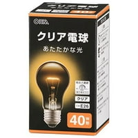 OHM Denki žarulja žarulja sa žarulja žarulja žarulja sa žarulja Edison sijalica kompatibilna E 40W oblika Clear LB-D5640CN 06- Ohm