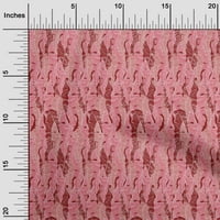 Onuone pamuk fle Light ružičasta tkanina tropska haljina materijal tkanina za ispis tkanina sa dvorištem širom
