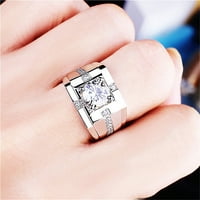 Modni prsten sawvnm zaljubljeni modni prsten nakit muški prsten dominirajući luksuzni dijamantni prsten