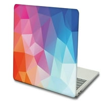 Kaishek plastični poklopac tvrdog školjke Kompatibilan - rel. MacBook Pro S Touch ID model: šareni B 47