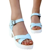 Feiboyy Fashion Womenske potpetice Prozračne cipele za čipke Ležerne sandale