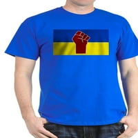 Cafepress - ukrajinska zastava sa majicom pesnice - pamučna majica
