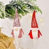 Desktop ukras, božićni ukras Sequin Hat Forest Stari muškarac Privjesak Božićna lutka