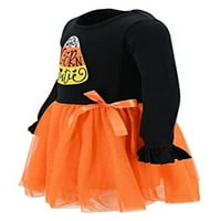 Djevojke vezene bombone kukuruz Curtutu tutu haljina Halloween Outfit