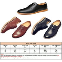 Zodanni Muške PU kožne haljine cipele čipke Formalni Oxfords veličine 6-9
