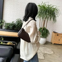 Jednostavne elegantne žene male torbe na ramenu čiste ručne torbice u boji