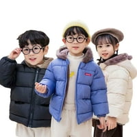 Esaierrr Toddler dječji jakna s kapuljačom zimski kaputi za dječake djevojke 1-7y casual jednobojni