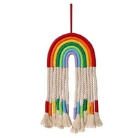 Božićni domaći viseći pokrivač Šareni Rainbow Privjesak TOven Tassel Decor