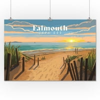 Falmouth, Cape Cod, Massachusetts, Slicly, Sand Soul Sun, Staza na plaži